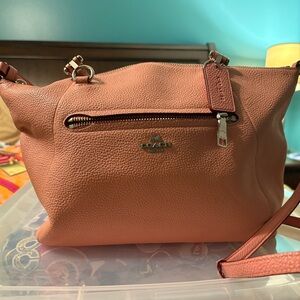 Coach Blush Pink Crossbody Bag comes with duster